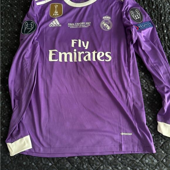 Real madrid cristiano ronaldo brand new adidas soccer jersey cr7 final long - Picture 7 of 7
